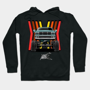 FORD f250 obs old school green Hoodie